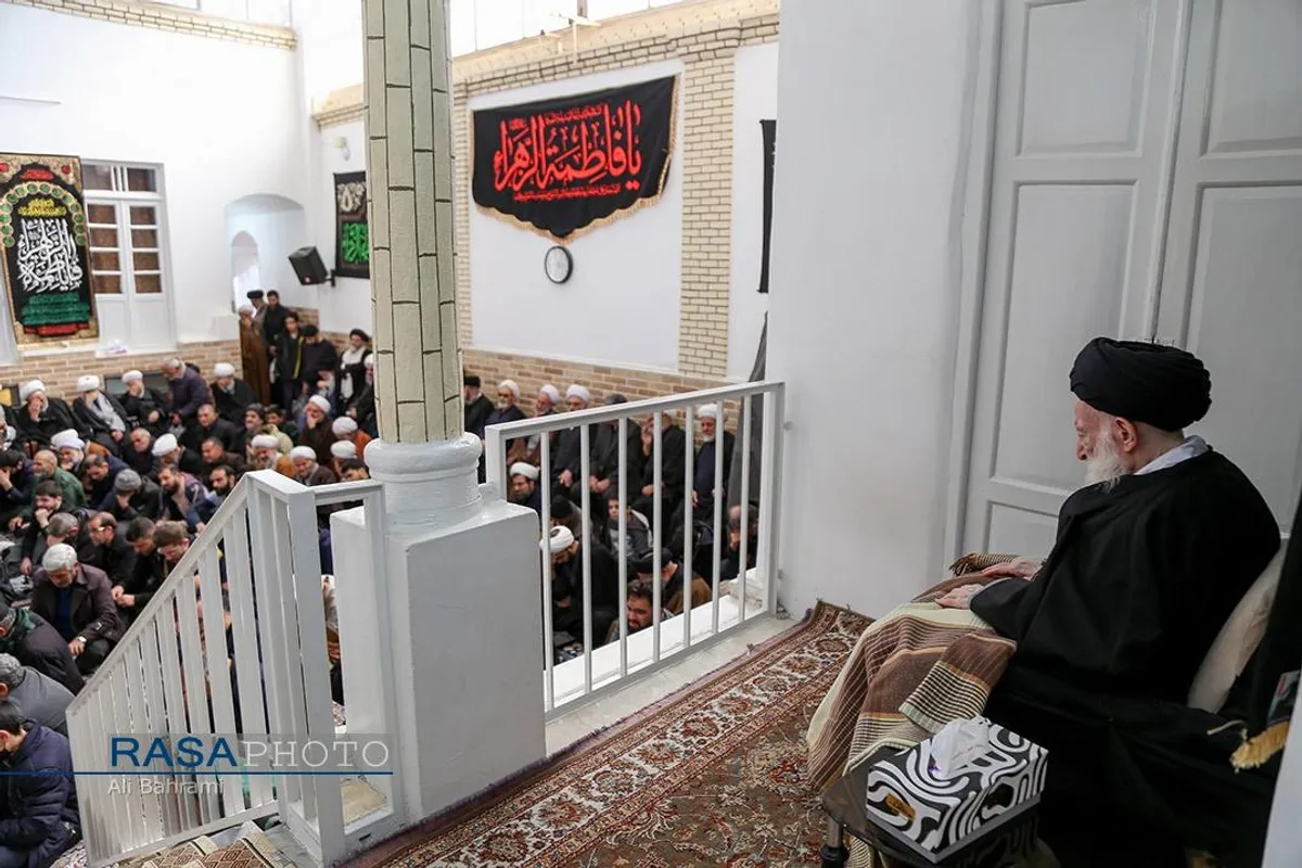 عزاداری روز شهادت حضرت صدیقه کبری (سلام&zwnj;الله&zwnj;علیها) در بیوت مراجع تقلید