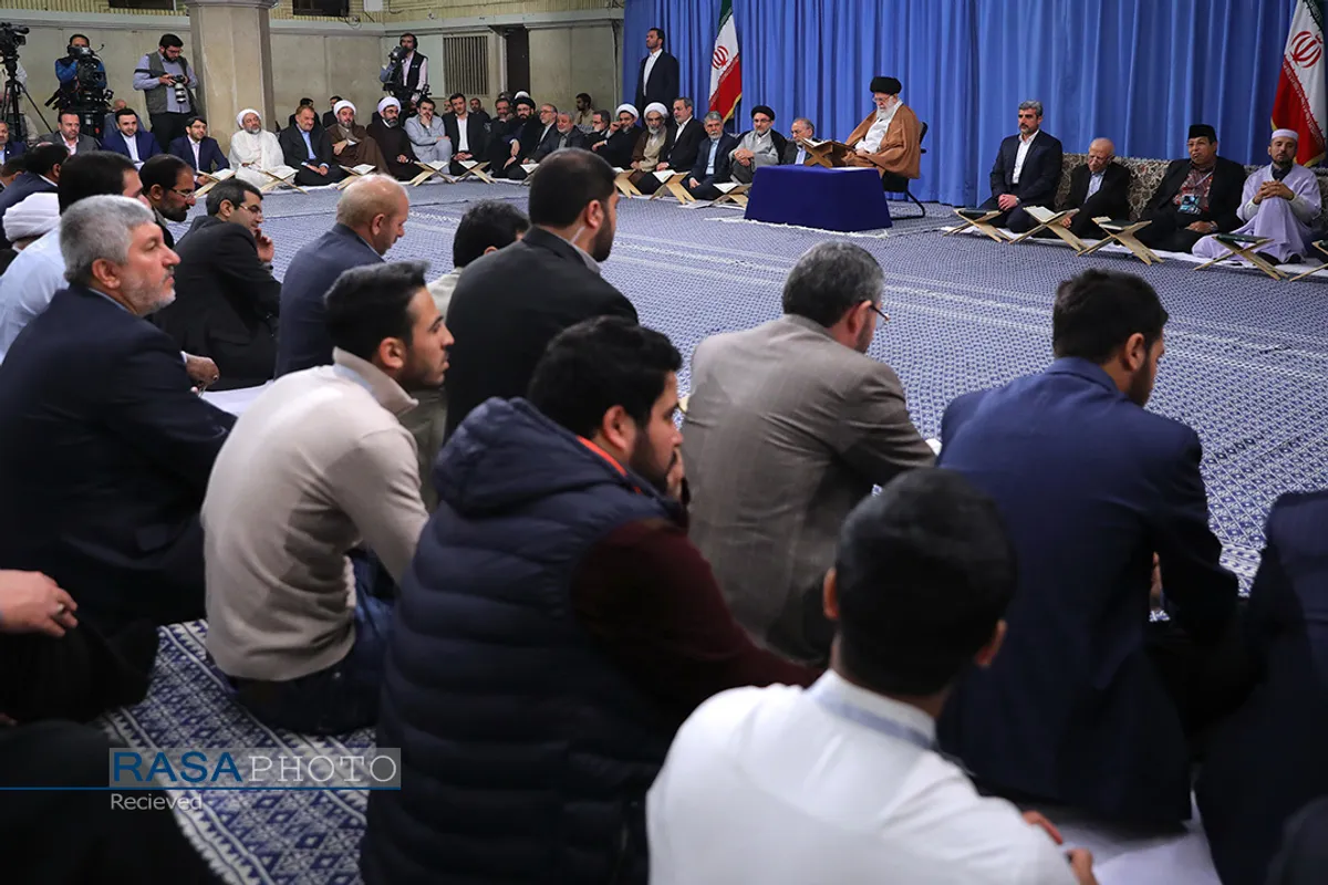 دیدار شرکت&zwnj;کنندگان در مسابقات بین&zwnj;المللی قرآن با رهبر انقلاب