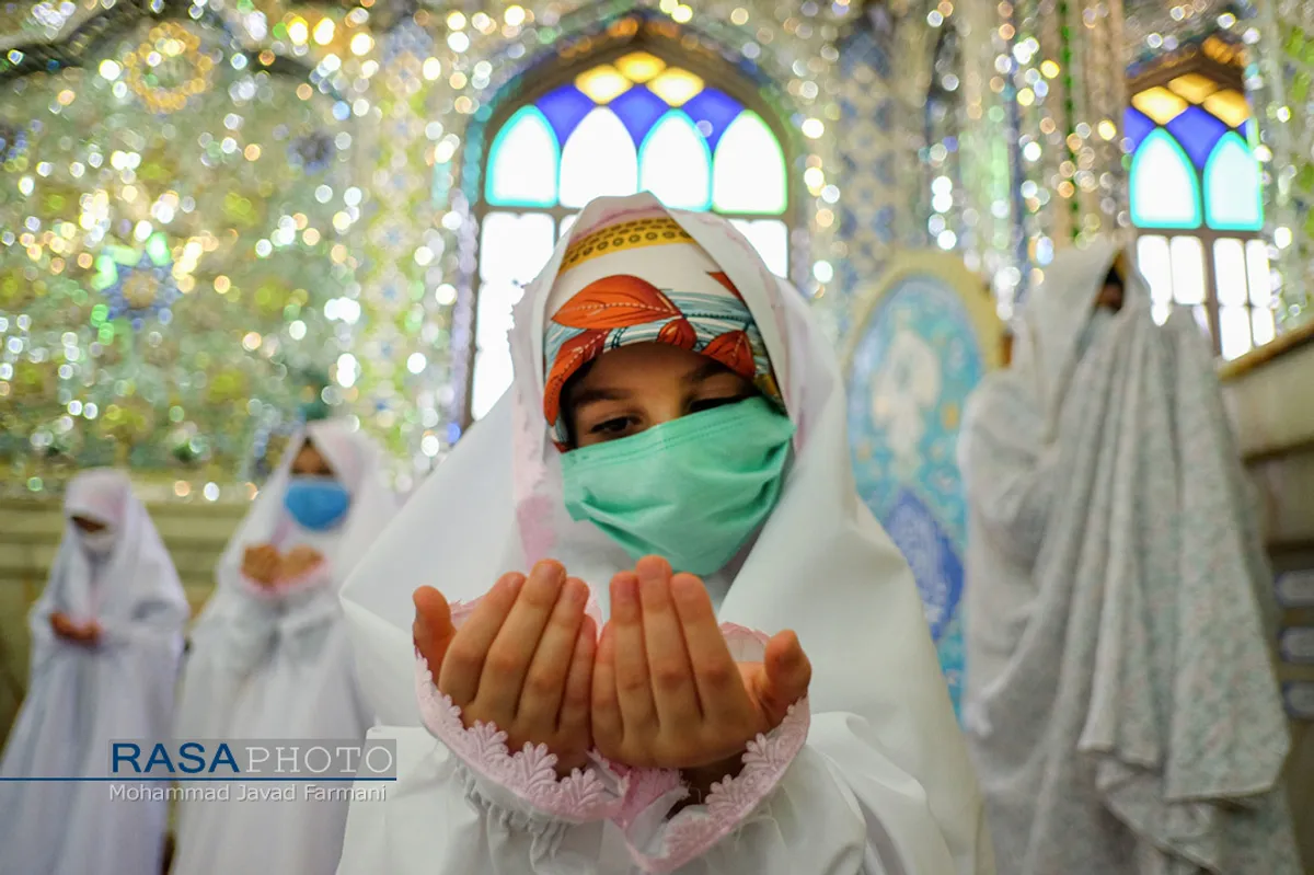 مراسم جشن تکلیف با مشارکت آستان امامزادگان پنج تن لویزان و خیریه شمس