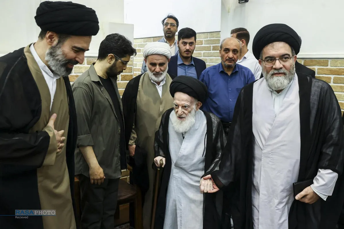 دیدار رئیس مجلس شورای اسلامی با مراجع تقلید