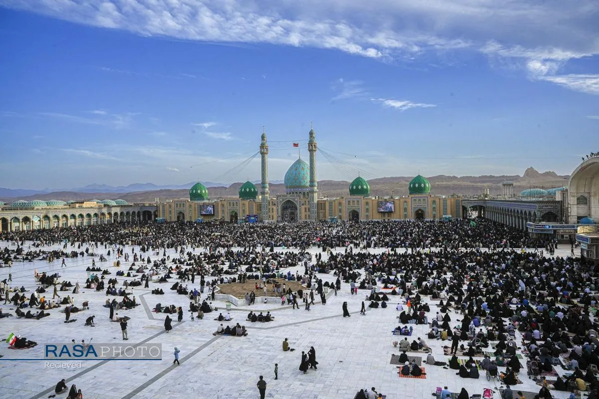 مراسم پر فیض دعای عرفه در مسجد مقدس جمکران