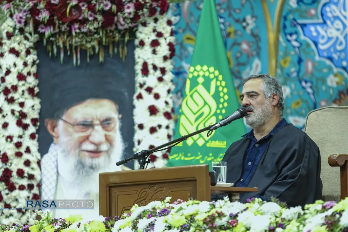 مراسم بزرگداشت چهلم شهیدان لاریجانی