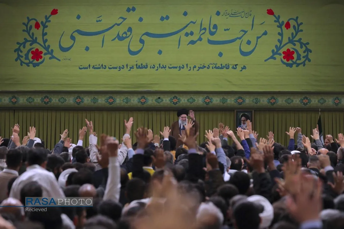 مراسم جشن میلاد حضرت صدیقه طاهره فاطمه زهرا (سلام&zwnj;الله&zwnj;علیها) با حضور رهبر انقلاب