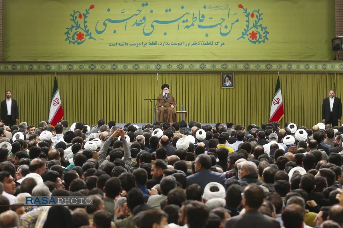 مراسم جشن میلاد حضرت صدیقه طاهره فاطمه زهرا (سلام&zwnj;الله&zwnj;علیها) با حضور رهبر انقلاب