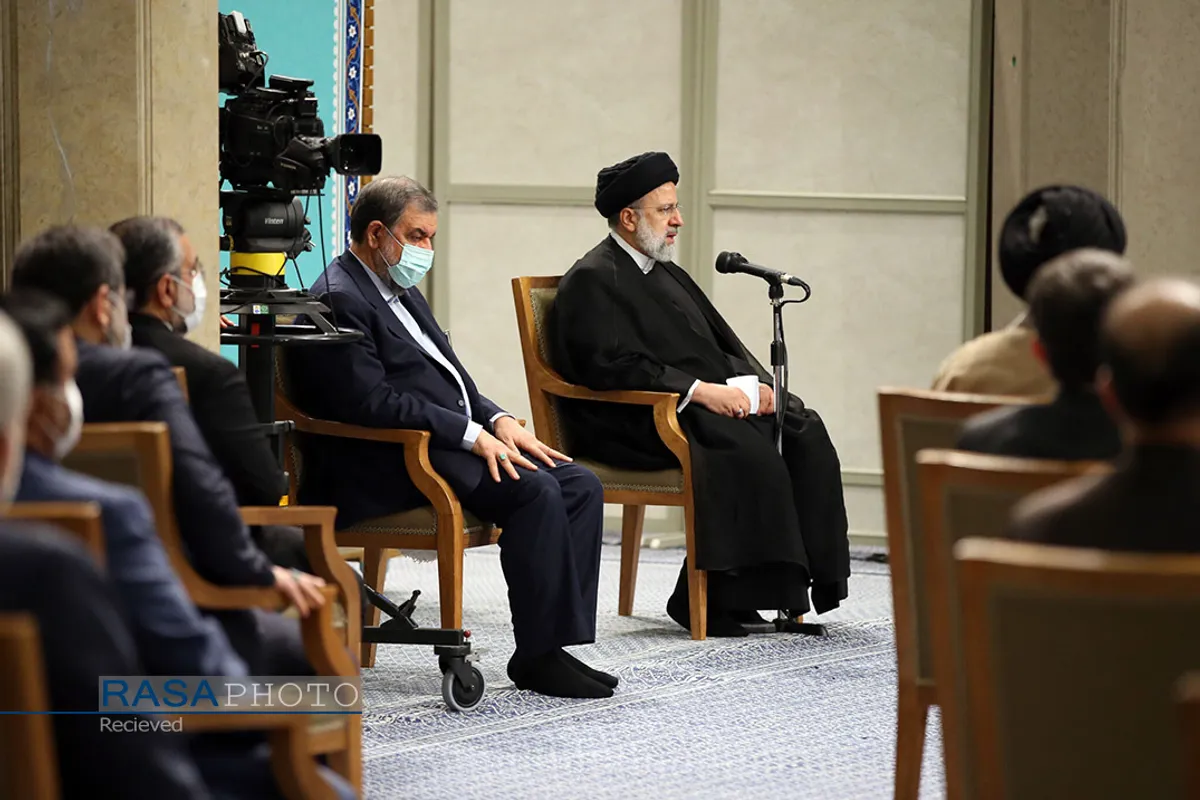 دیدار رئیس&zwnj;جمهور و اعضای هیئت دولت با مقام معظم رهبری