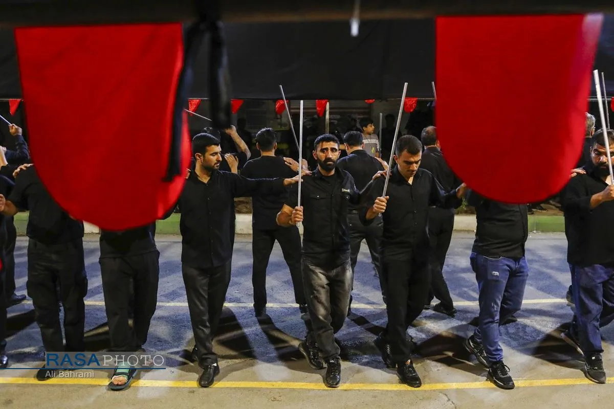شکوه عزاداری سنتی شاه حسین گویان