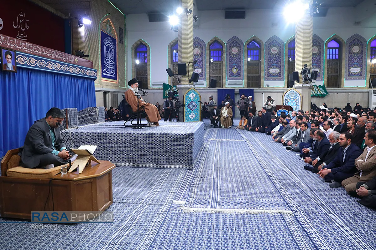 دیدار مداحان اهل&zwnj;بیت علیهم&zwnj;السلام مقام معظم رهبری