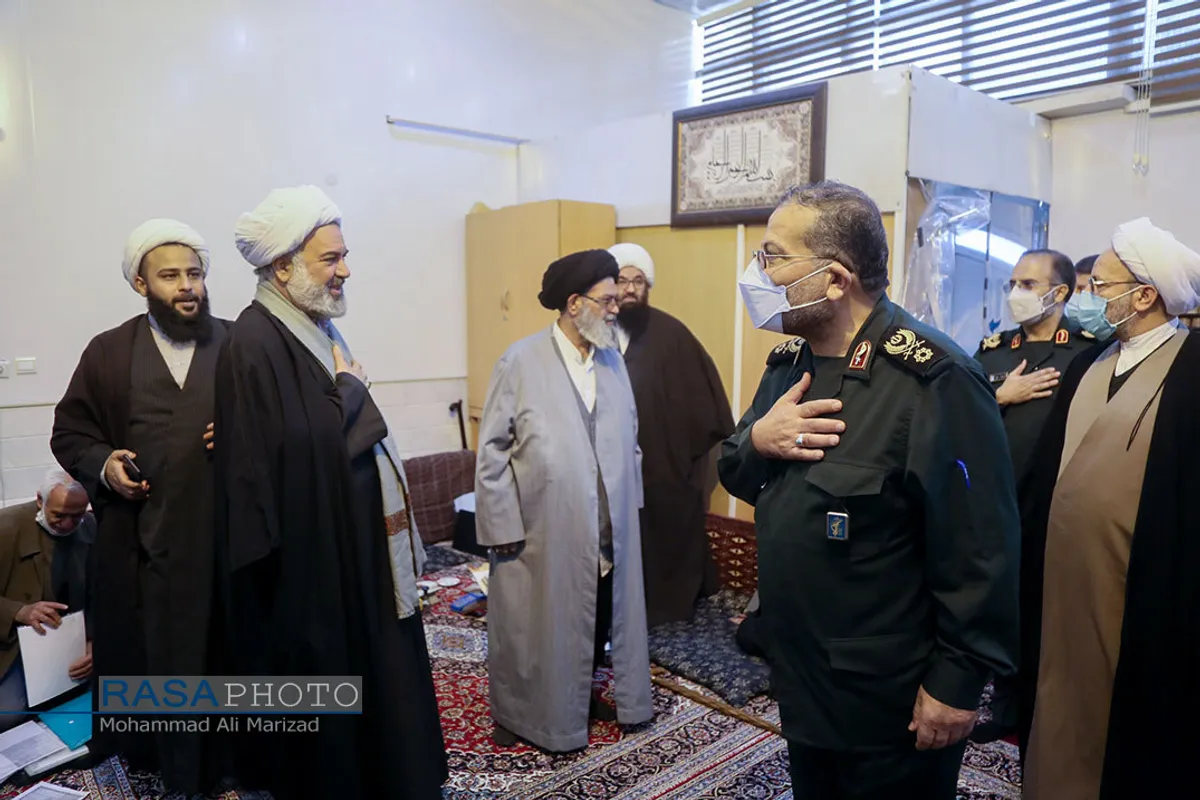 دیدار رئیس سازمان بسیج مستضعفین با مراجع تقلید و علما در قم