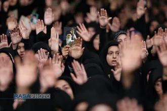مراسم عزاداری روز اربعین هیئت&zwnj;های دانشجویی در حضور رهبر انقلاب