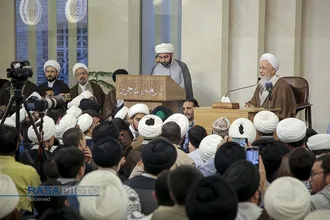 سخنرانی حضرت آیت&zwnj;الله جوادی آملی در دار العلم امام خوئی در نجف اشرف