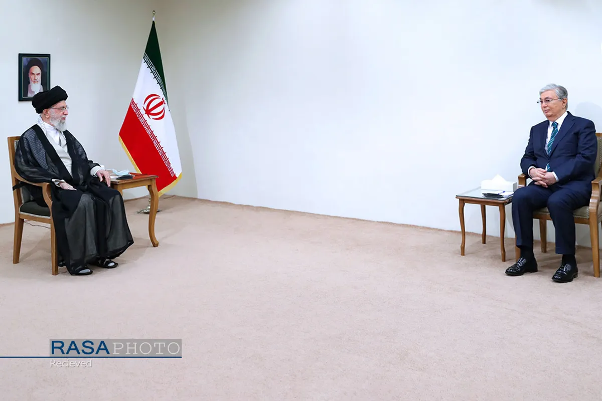 دیدار رئیس&zwnj;جمهور قزاقستان با مقام معظم رهبری