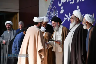 آیین تجلیل از پژوهشگران برتر حوزه علمیه خراسان&lrm;&lrm;