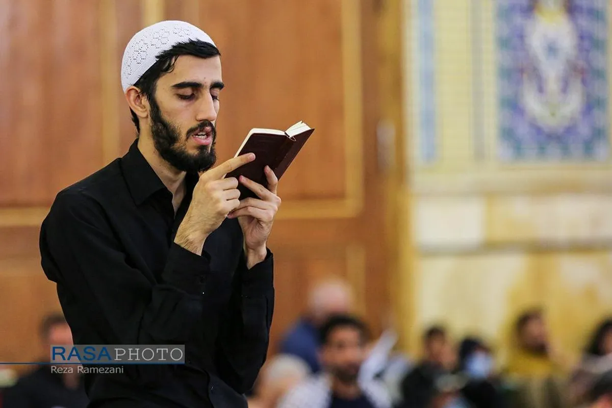 مراسم معنوی اعمال "ام داوود" در مسجد مقدس جمکران