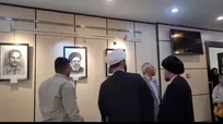نمایشگاه طراحی و نقاشی «شهدای خدمت» در دلفان گشایش یافت 