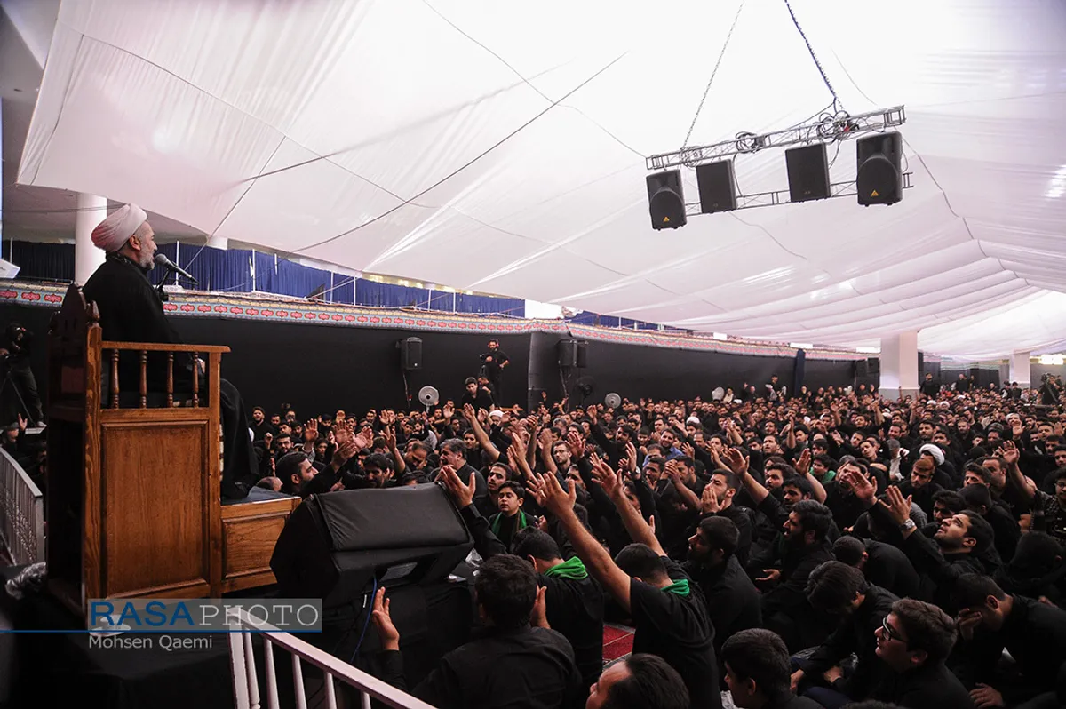 مراسم عزاداری هیئت کف العباس (ع) قم
