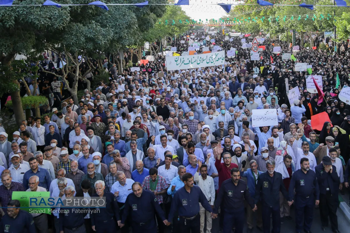 راهپیمایی عفاف و حجاب در مشهد