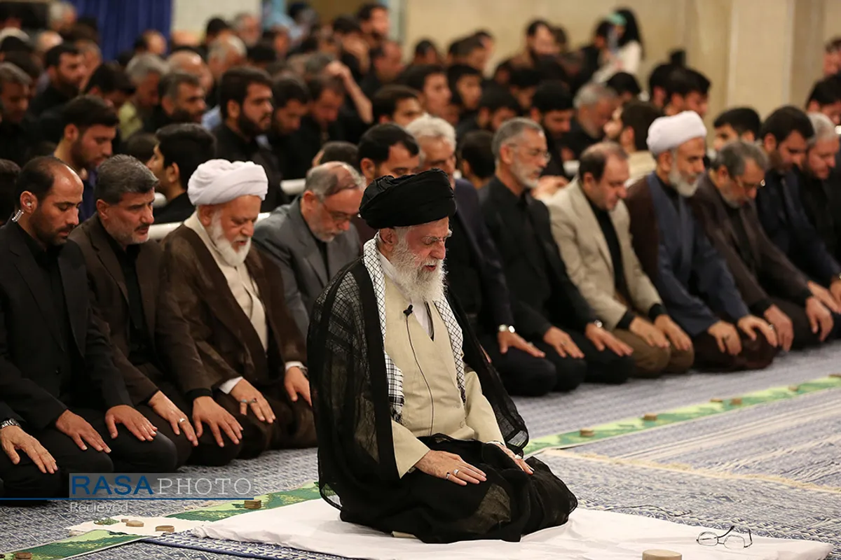 مراسم سوگواری سالروز شهادت مولای متقیان امام علی(ع) با حضور مقام معظم رهبری