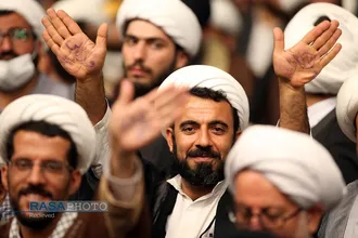 دیدار جمعی از مبلغان و طلاب حوزه&zwnj;های علمیه سراسر کشور
