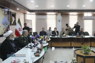 نشست خبری رئیس ستاد برگزاری مراسم تشییع امام شهید در استان قم