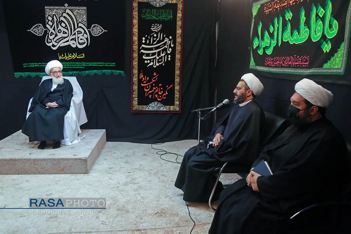 دیدار معاون سازمان اوقاف با حضرات آیات نوری همدانی و علوی گرگانی
