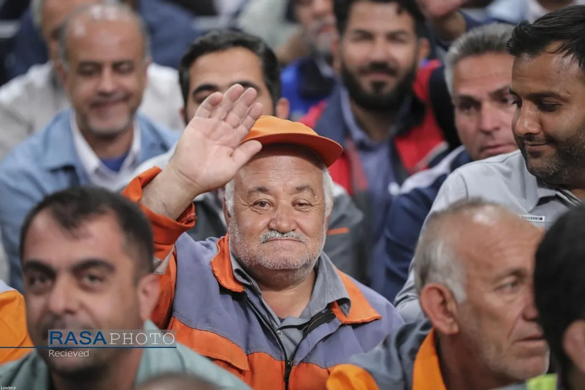 دیدار کارگران با رهبر معظم انقلاب