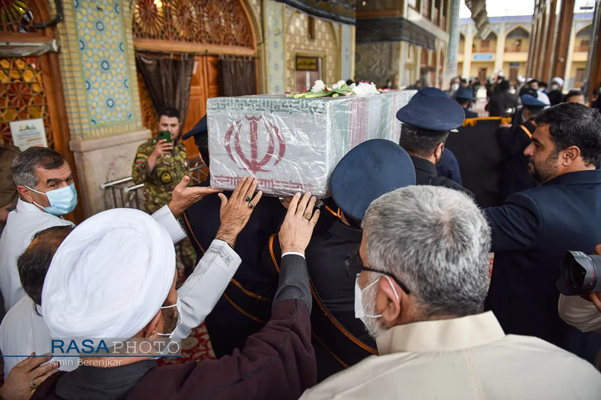 آیین گلاب شویی مضجع شریف حضرت احمدبن موسی الکاظم (ع) &lrm;&lrm;
