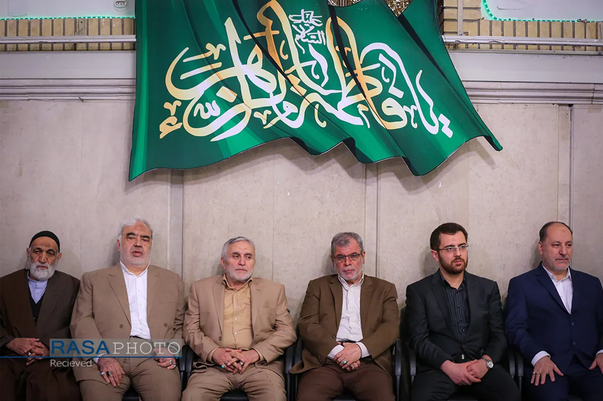 دیدار مداحان اهل&zwnj;بیت علیهم&zwnj;السلام مقام معظم رهبری