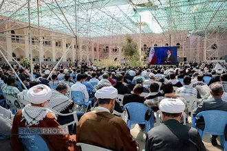 حضور و سخنرانی رهبر انقلاب در مراسم سی&zwnj;وسومین سالگرد رحلت امام خمینی (ره)