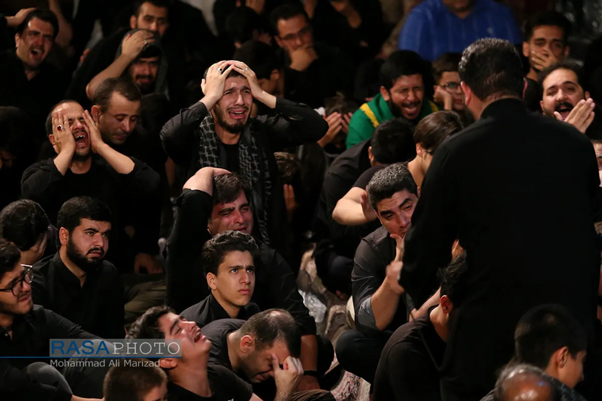 عزاداری هیئت رزمندگان اسلام در قم