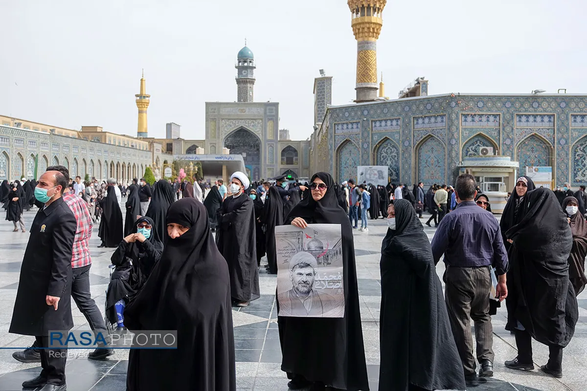 تشییع طلاب شهید حرم مطهر رضوی در مشهد
