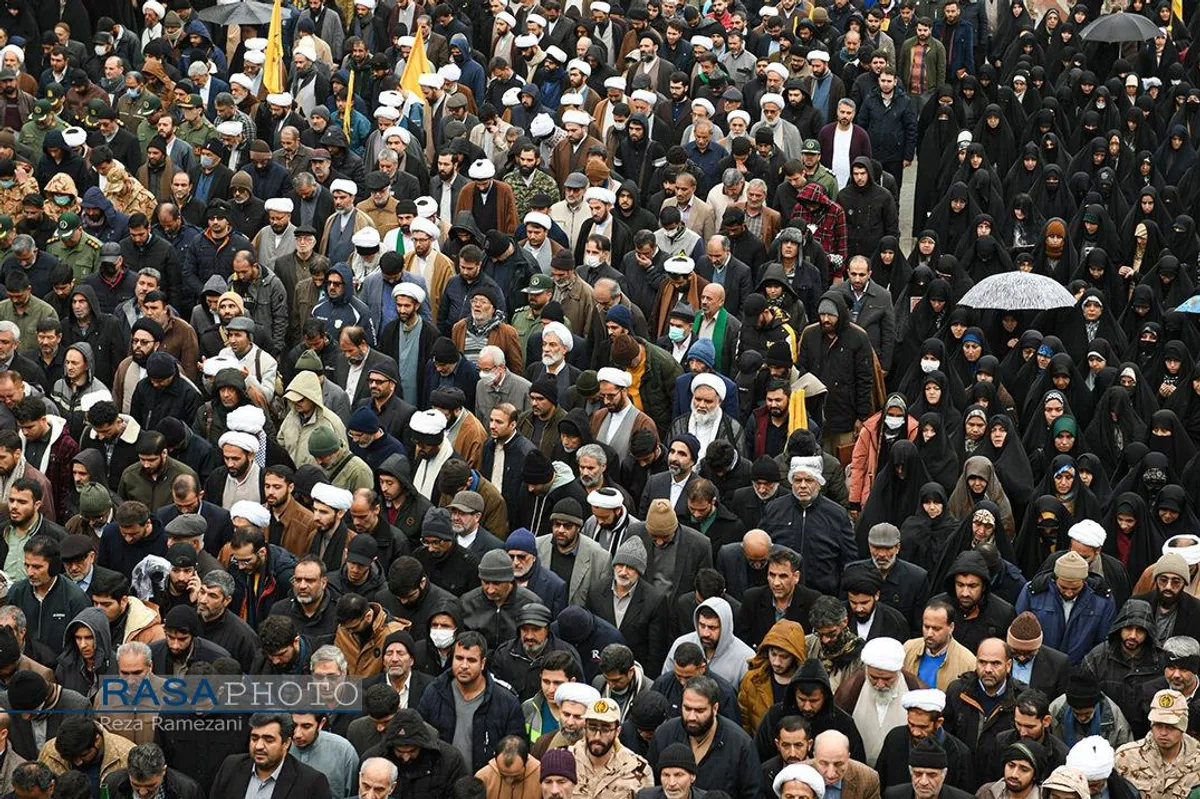تشییع پیکر پاک دو شهید حمله رژیم صهیونیستی به دمشق در قم