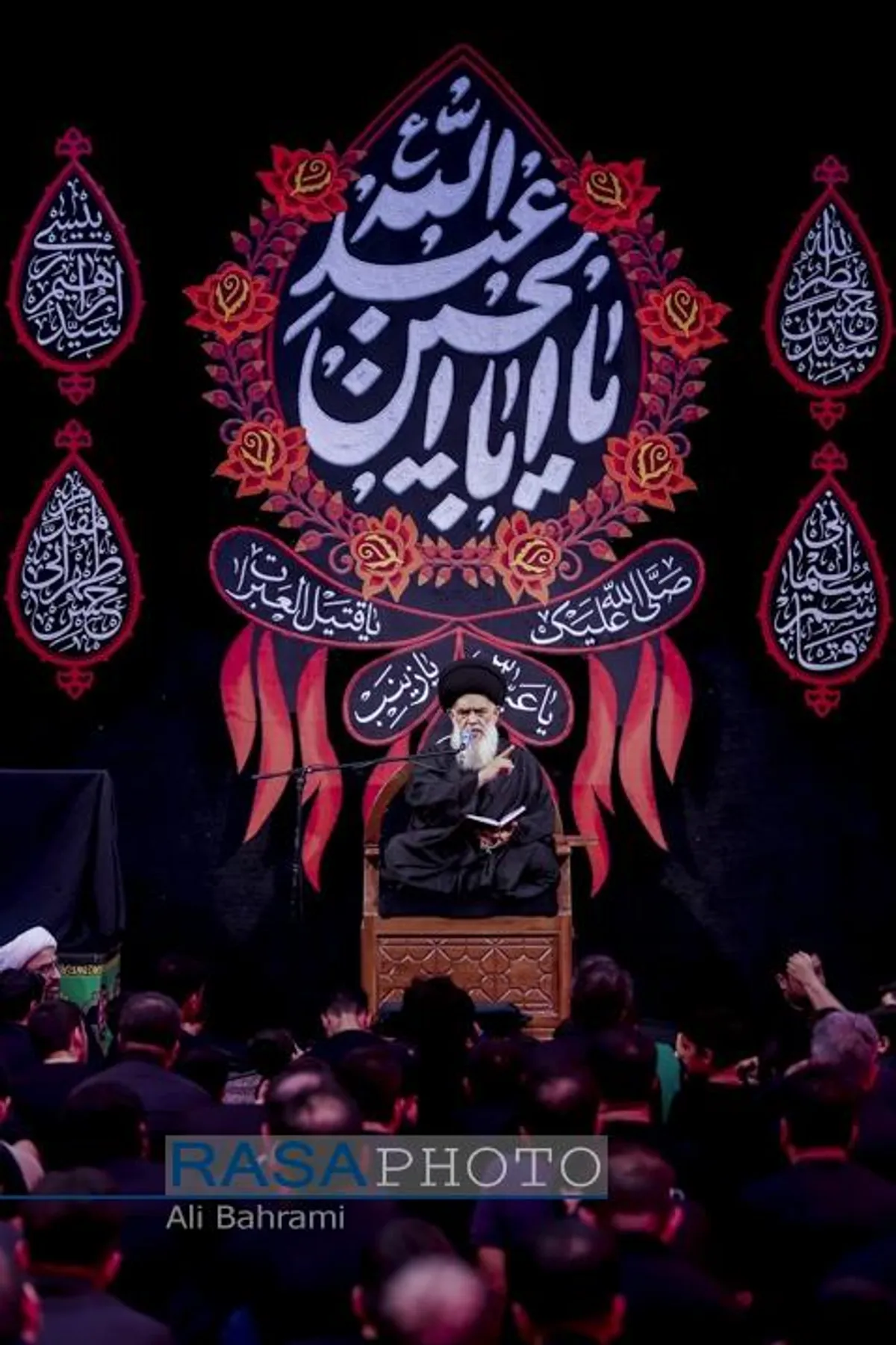 عزاداری هیئت فاطمیون قم در شب هفتم محرم