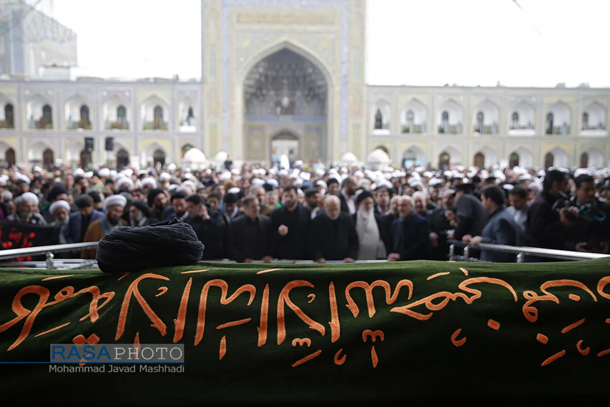 تشییع پیکر آیت&zwnj;الله موسوی خلخالی در مشهد