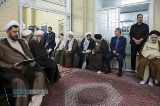 مراسم بزرگداشت شهدای عدالت و حجت الاسلام نیری در قم