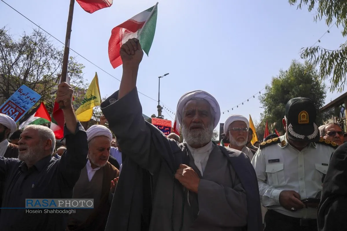 راهپیمایی بشارت نصر در قم