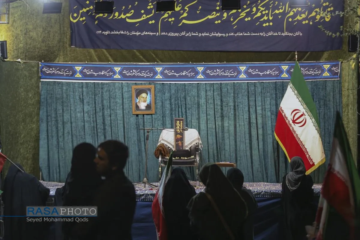 تداوم حضور مردم قم در خونخواهی رهبر شهید انقلاب