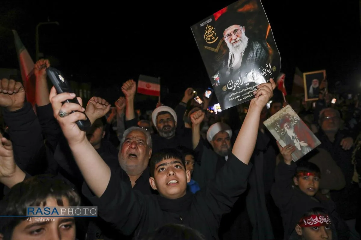 خروش انتقامی مردم قم در شب عزاداری شهادت امام خامنه&zwnj;ای (قدس&zwnj;سره) -۲