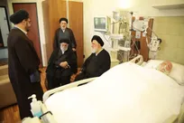 آیت الله علم الهدی از آیت الله موسوی شاهرودی عیادت کرد