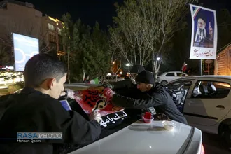 برپایی ایستگاه&zwnj;های صلواتی در پی شهادت رهبر انقلاب