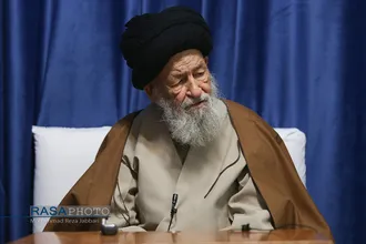 دیدار فرمانده بسیج دانشجویی سپاه پاسداران استان قم با حضرت آیت الله علوی گرگانی