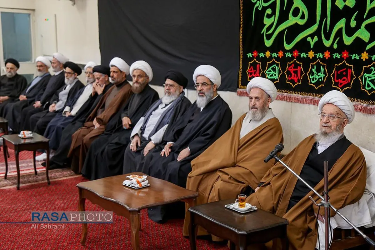 عزاداری روز شهادت حضرت صدیقه کبری (سلام&zwnj;الله&zwnj;علیها) در بیوت مراجع تقلید