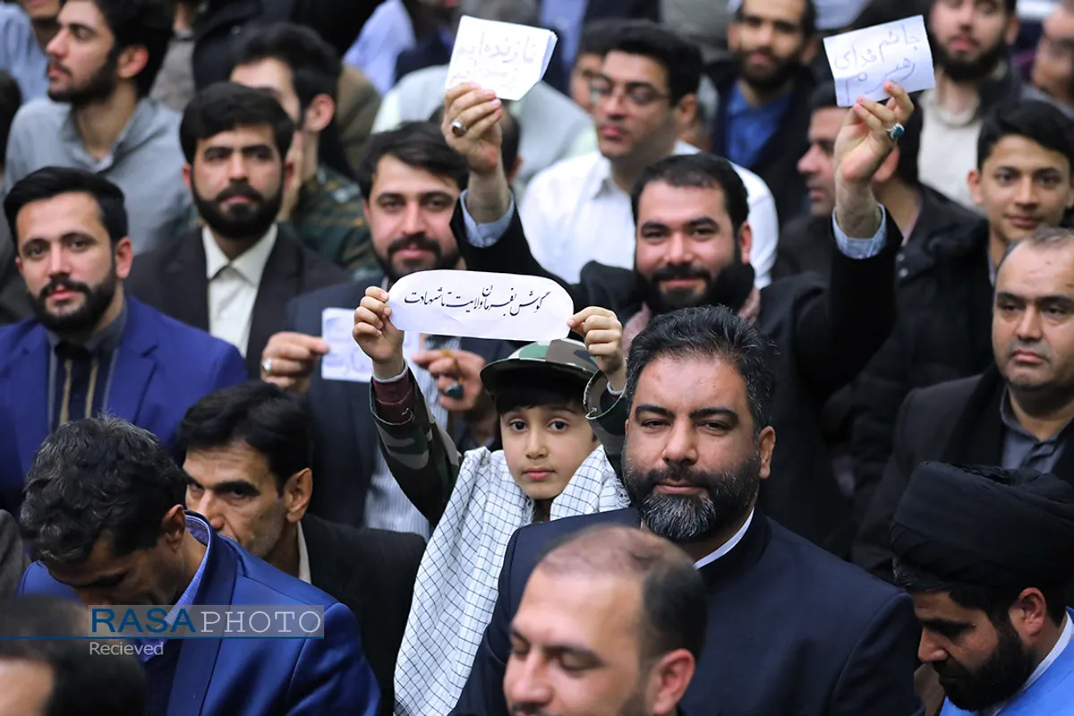 دیدار مداحان اهل&zwnj;بیت علیهم&zwnj;السلام مقام معظم رهبری
