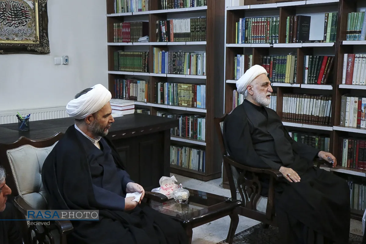 دیدار رئیس قوه قضائیه با حضرت آیت الله نوری همدانی
