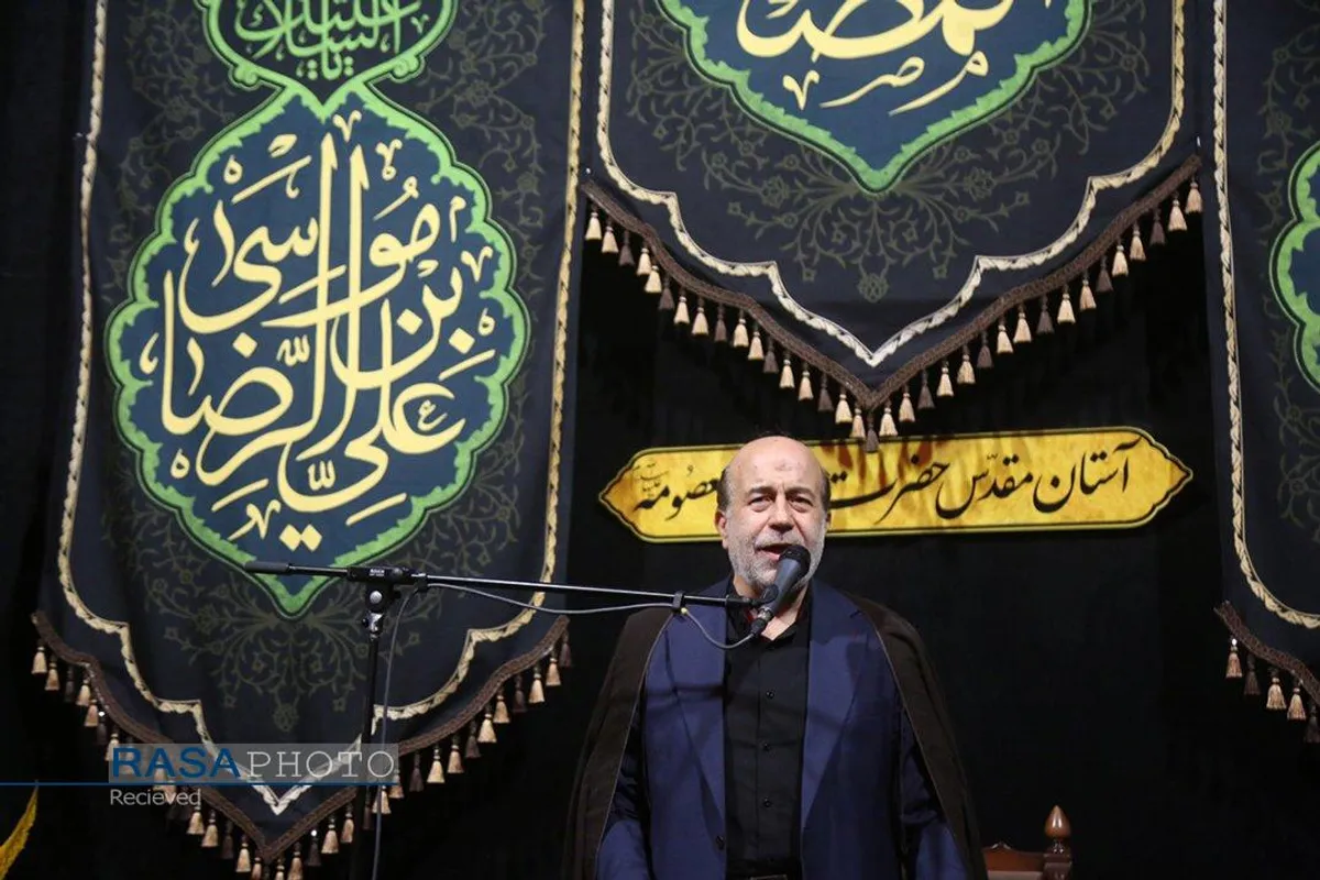 عزاداری شب شهادت امام رئوف (ع) در حرم کریمه اهلبیت (ع)