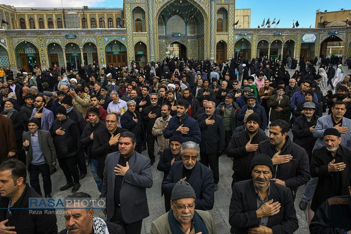 عزاداری روز شهادت حضرت امام موسی کاظم (علیه&zwnj;السلام) در حرم بانوی کرامت
