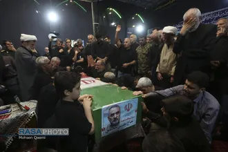 تشییع پیکر پاک سرلشکر شهید حاج محمدحسن محققی در تهران