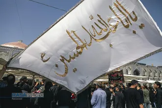 عزاداری روز تاسوعای حسینی در حرم مطهر رضوی