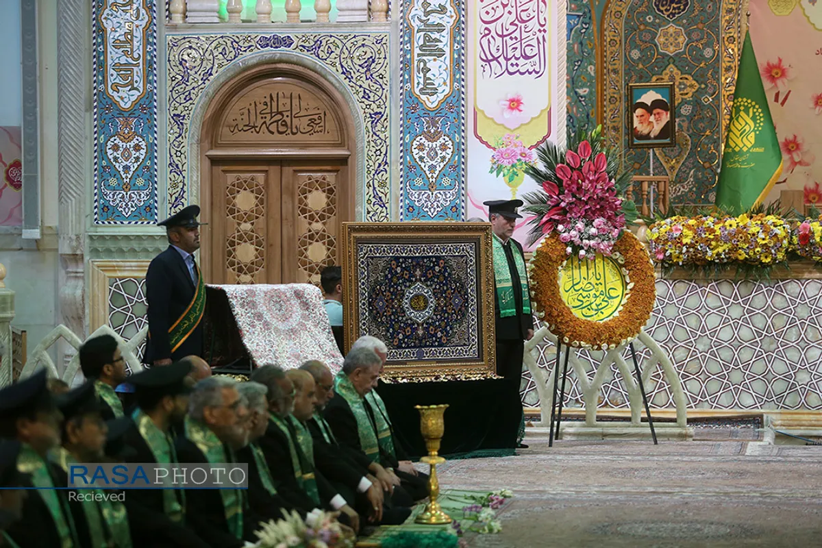 آیین آغاز جشن&zwnj;های دهه کرامت در حرم حضرت معصومه (سلام الله علیها)