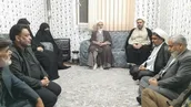تکریم و تفقد از دو خانواده شهید حوزوی