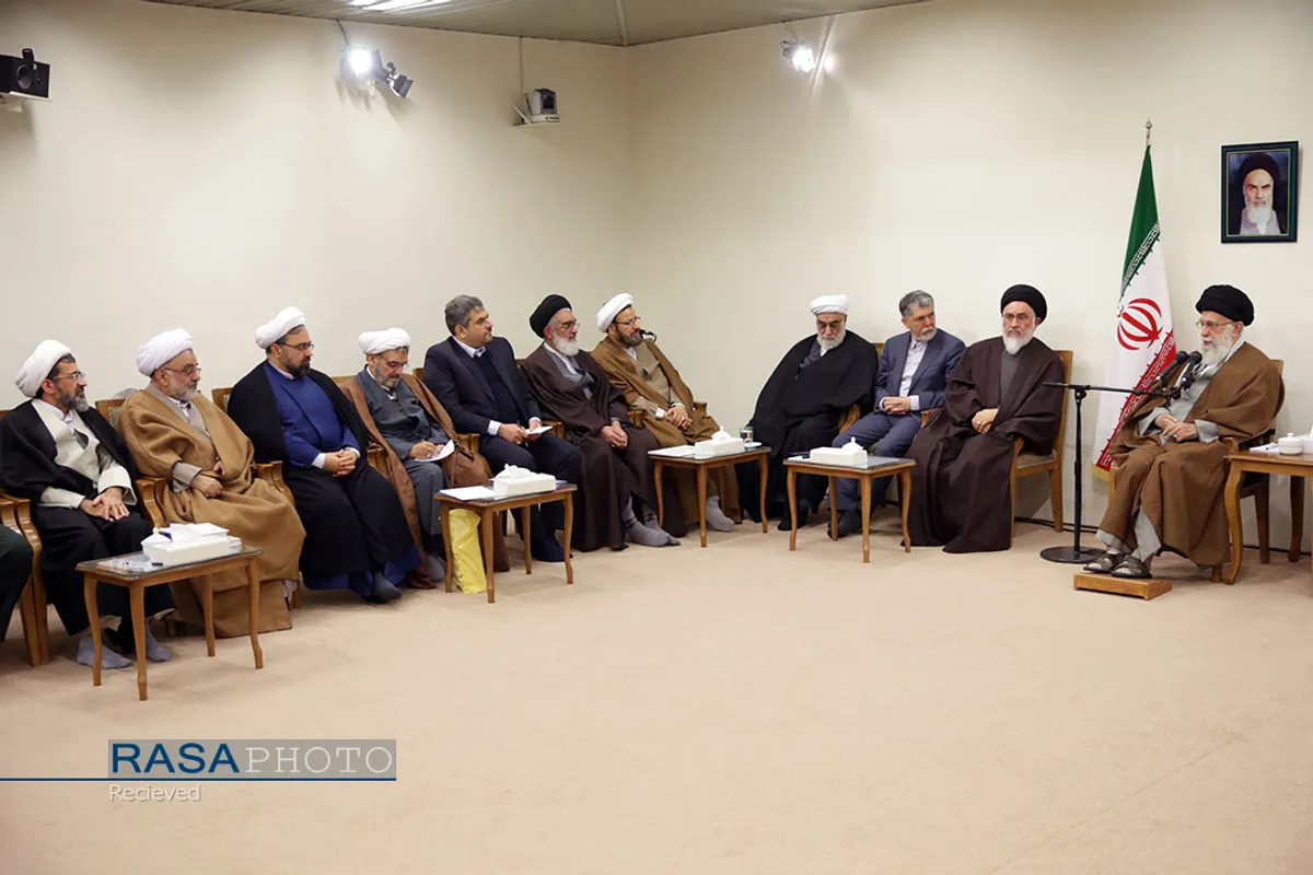 دیدار اعضای ستاد همایش نکوداشت مرحوم آیت الله محقق داماد